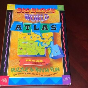 Big Block World Atlas Puzzle